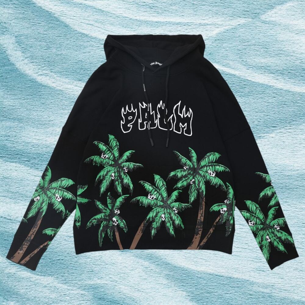 Palm Angels Black Hoodie